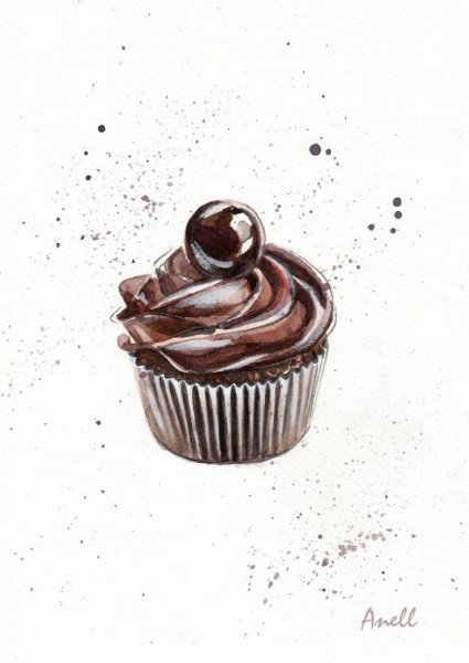 Шоколад акварель