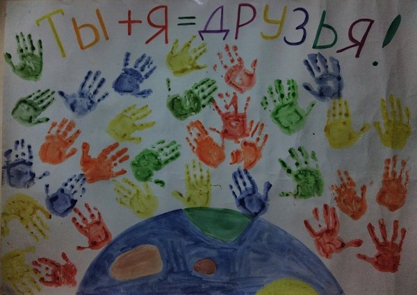 Плакат на тему Дружба