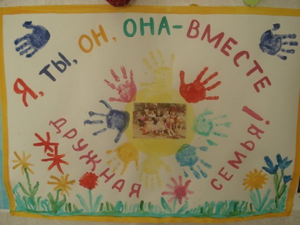 Плакат о дружбе для детей