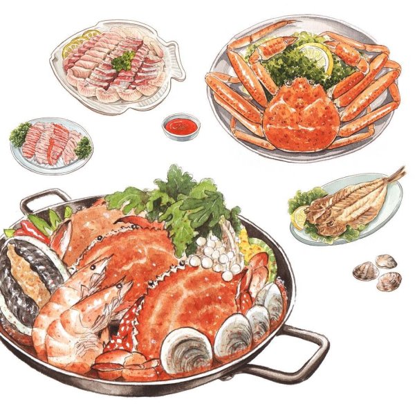 Японская кухня в иллюстрациях