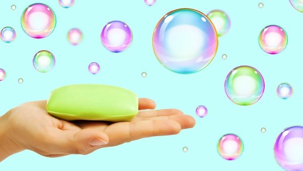 Фон мыльные пузыри