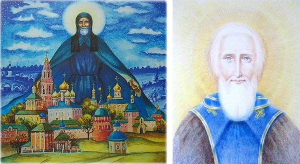 Преподобный Сергий Радонежский рисунок