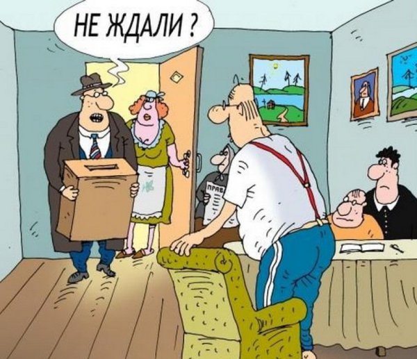 Голосование карикатура