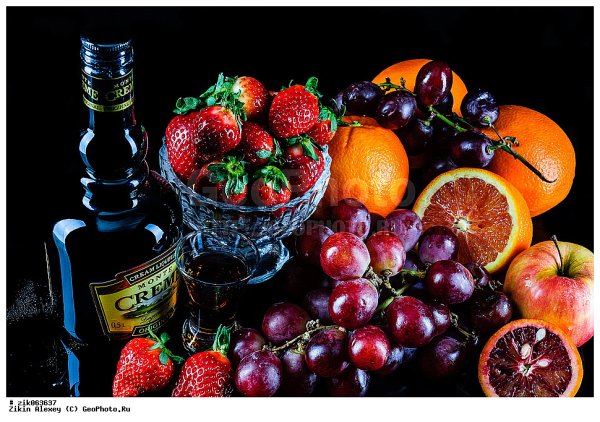 Фрукты в бренди