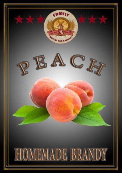 Этикетка абрикосовый бренди