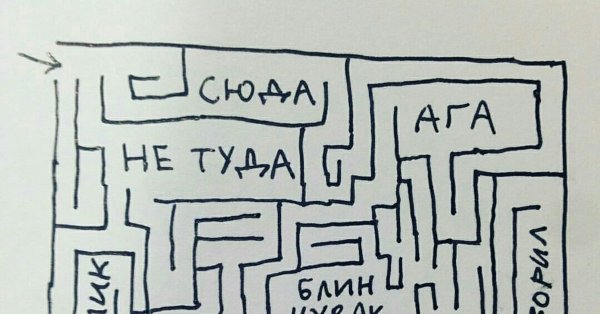 Лабиринт карикатура