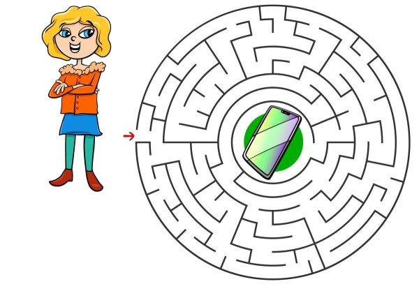Круглые лабиринты для дошкольников