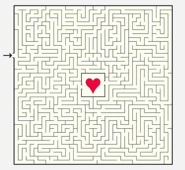 Лабиринт сложный