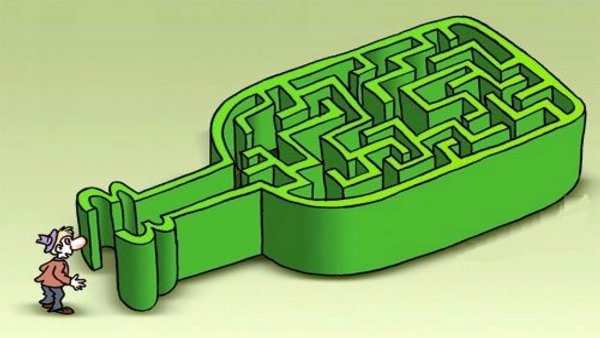 Лабиринт карикатура