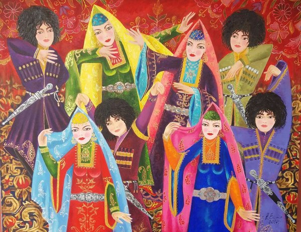 Азербайджанские иллюстрации