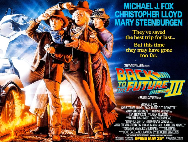 Назад в будущее 3 фильм 1990 Постер