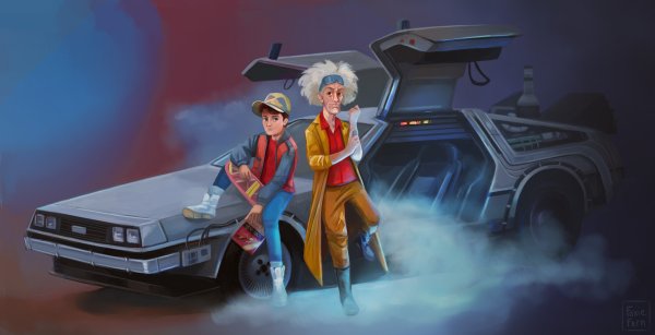 Назад в будущее обложка арт