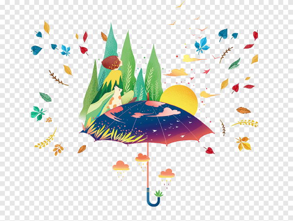 Зонт иллюстратор