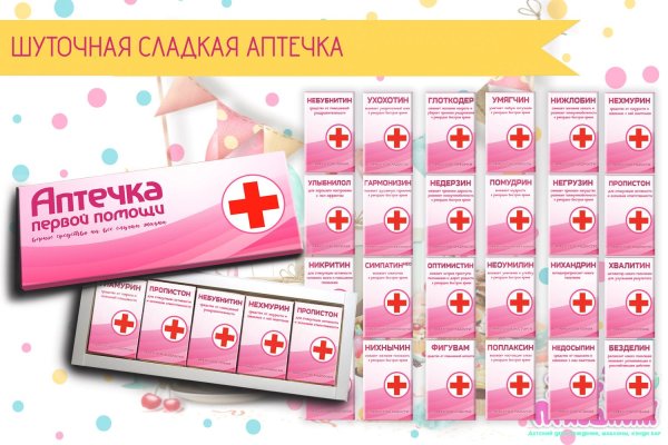 Шуточная сладкая аптечка