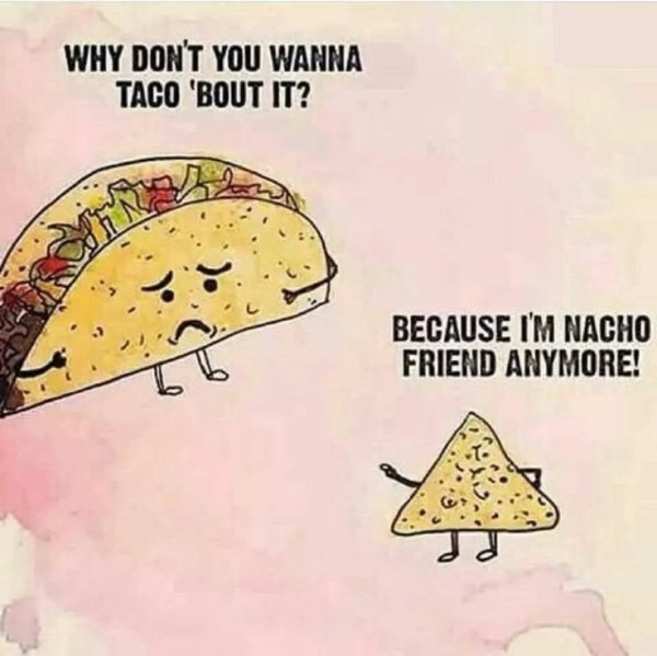 Прикольные картинки с мемами про начос