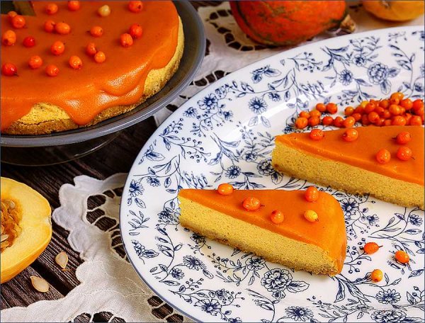 Чизкейк с облепихой