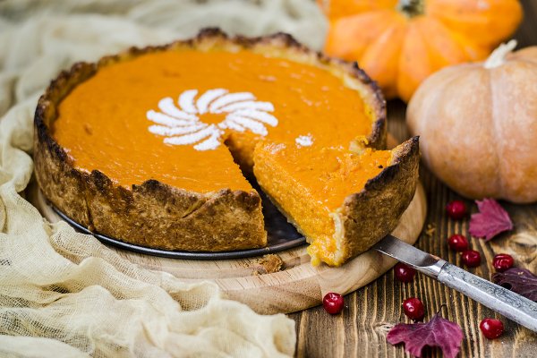 Американский пирог с тыквой
