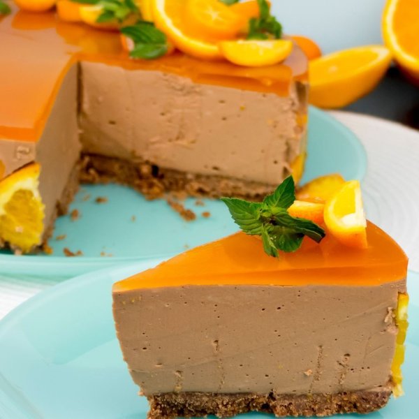 Чизкейк шоколад апельсин