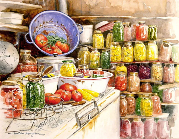 Консервирование живопись