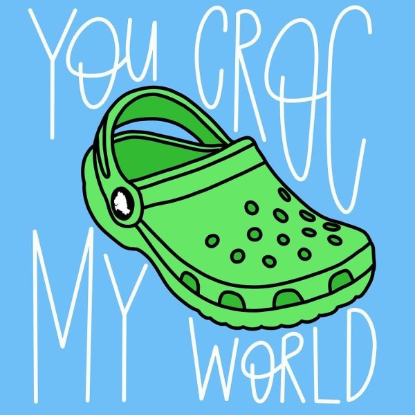 Крокс рисунок