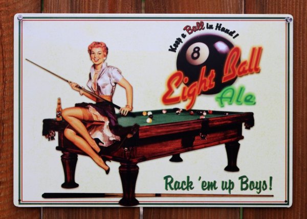 Постеры бильярд Винтажные