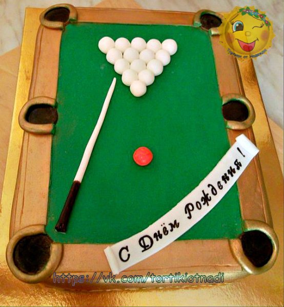 Торт бильярд