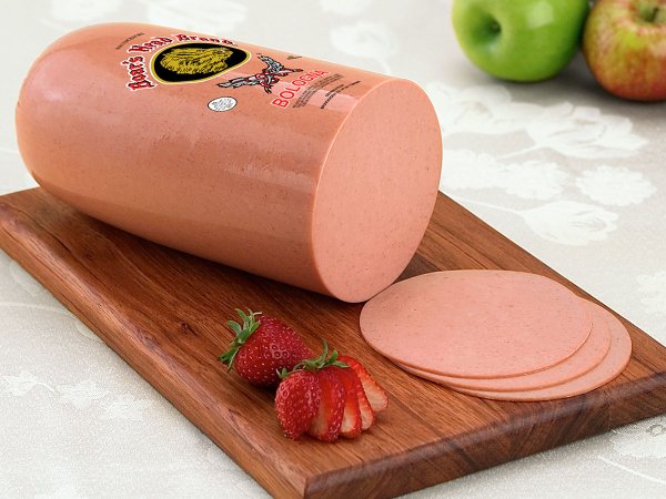 Вареная колбаса Болонья