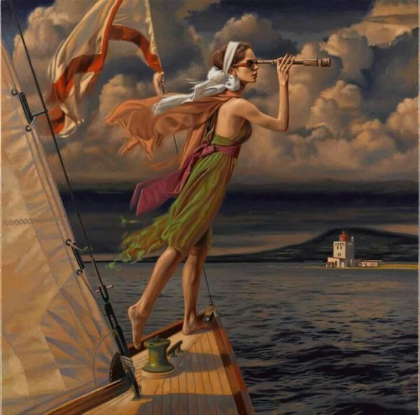 Перегрин Хиткот картины море