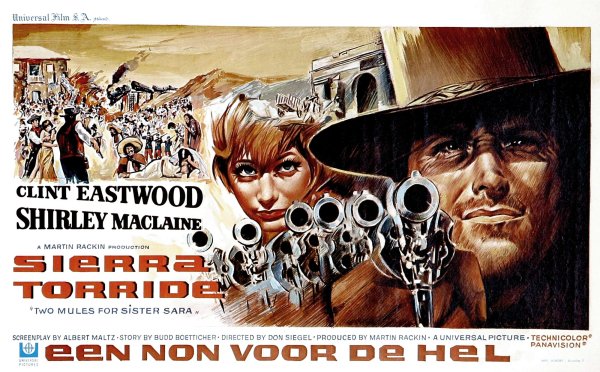 Два мула для сестры Сары фильм 1970 Постер