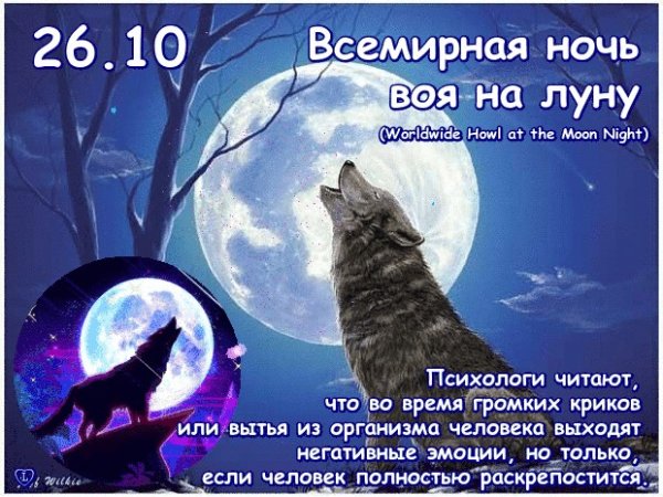 Всемирный день воя на луну