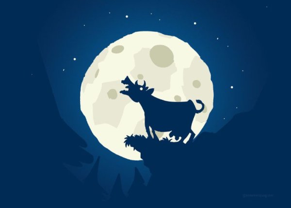 Прикольная Луна