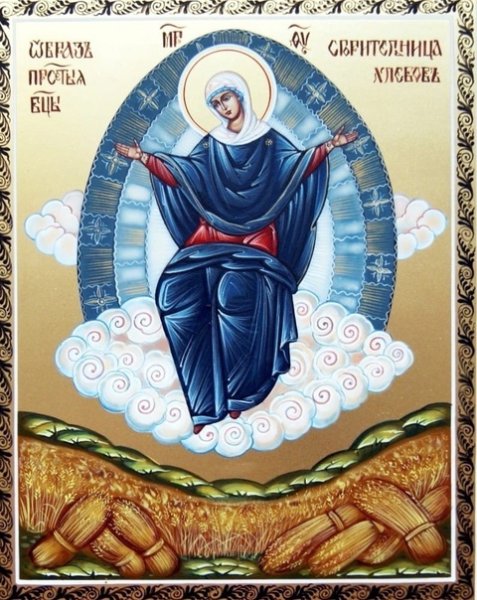 Спорительница хлебов икона Божией матери