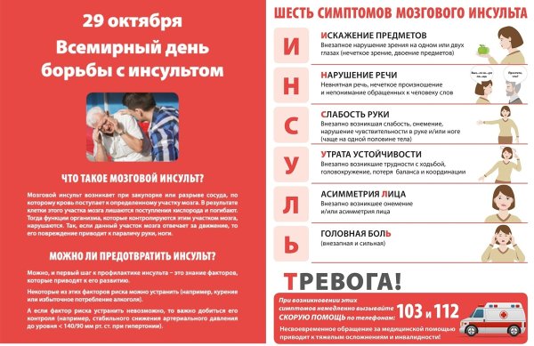 Памятка инсульт