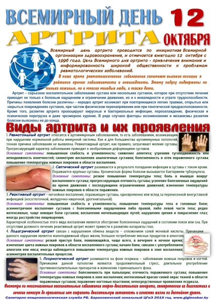 День борьбы с артритом