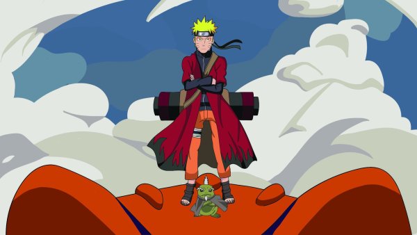 Наруто в режиме отшельника