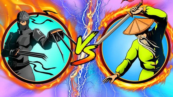 Shadow Fight 2 Рысь против отшельника