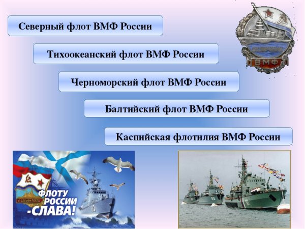 Названия флотов России