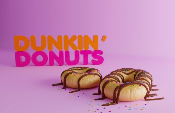 Реклама пончиков