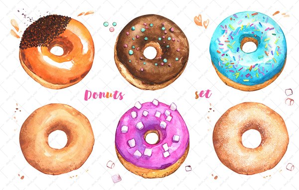 Пончик вид сбоку