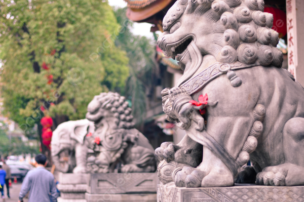 Каменные львы с улыбкой Крым