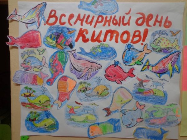 День китов и дельфинов в детском саду