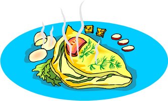 Омлет рисунок для детей