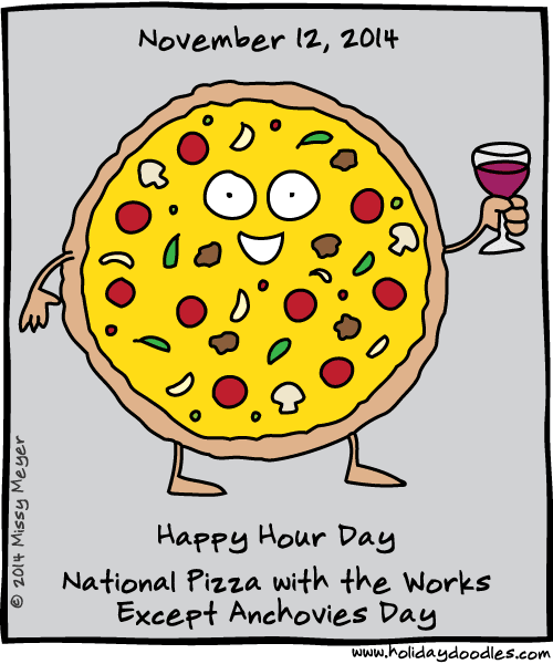 День пиццы со всем подряд кроме анчоусов