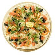 Пицца с семгой