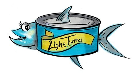 Тунец мультяшный