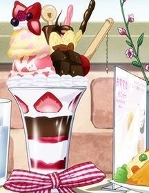 Клубничное Парфе аниме