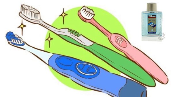 Зубная щетка мультяшная