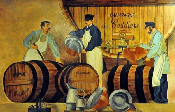 Виноделы Шампани за работой