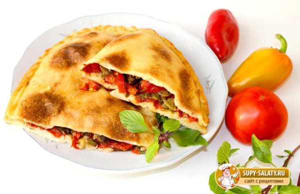 Кальцоне пицца тесто дрожжевое