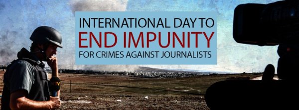 International Day to end impunity for Crimes against journalists